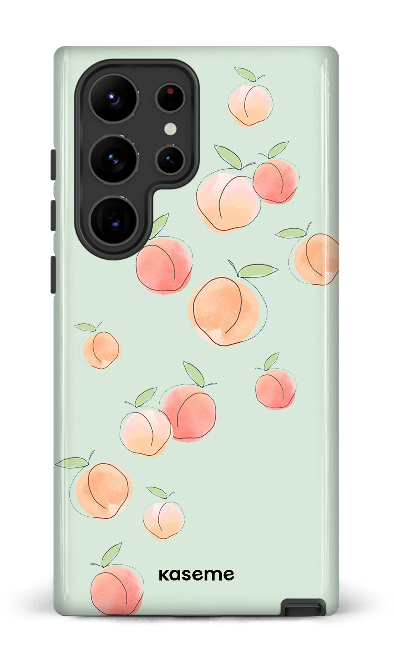 Peachy green