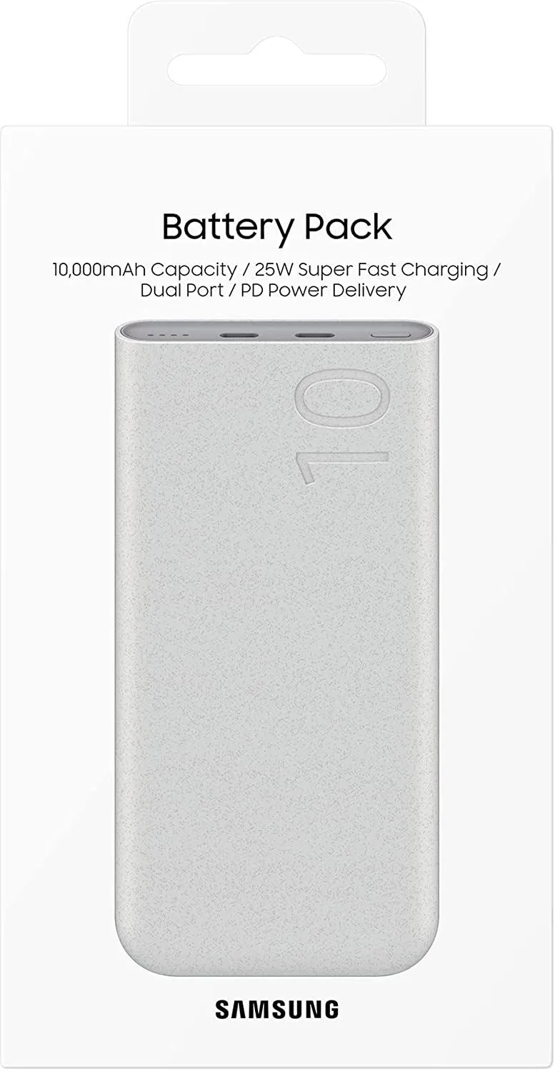 Samsung 25W Beige Dual USB C Battery Pack 10000 mAh - EB-P3400XUEGEU