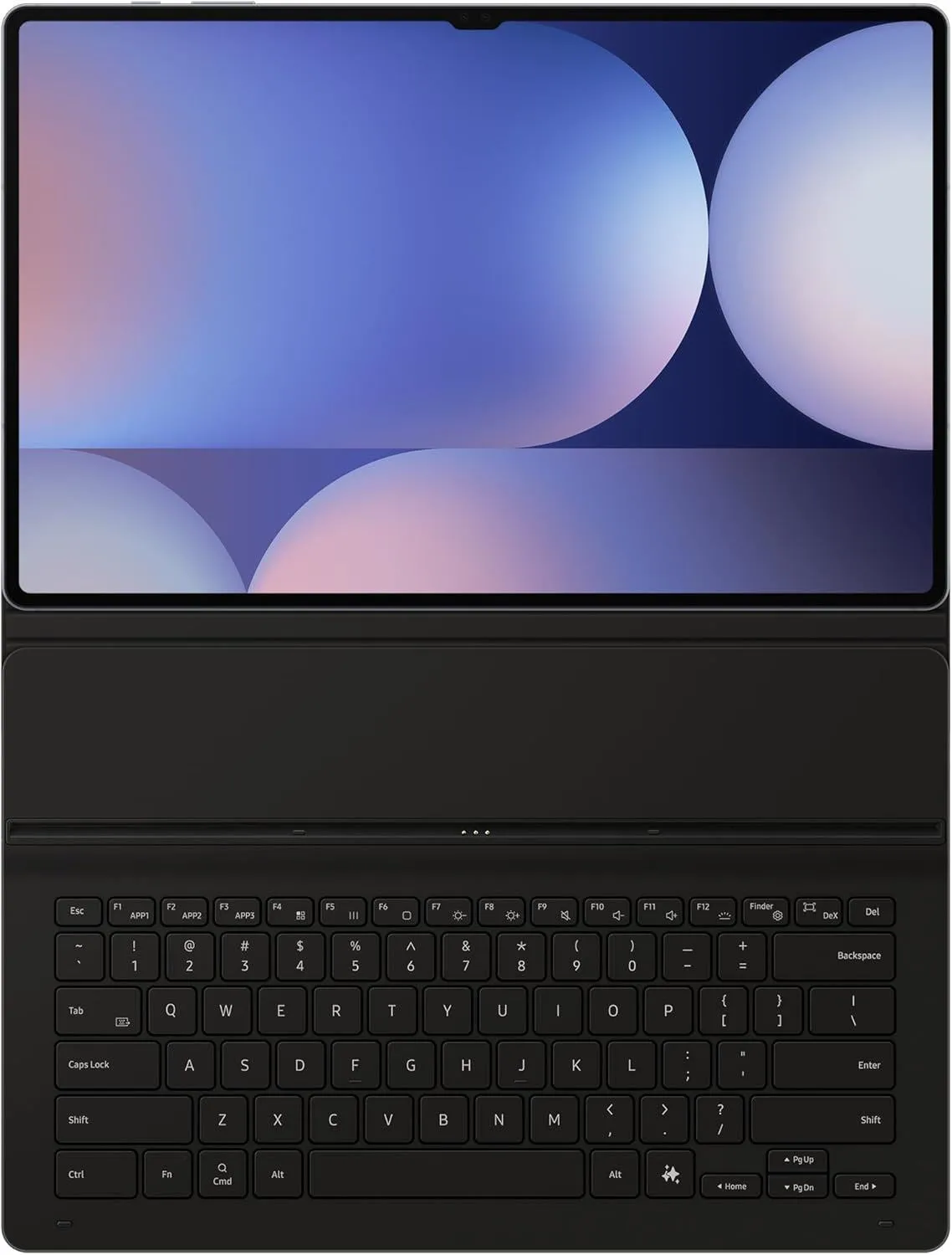 Samsung Galaxy Tab S9/S10 Ultra 14.6" Book Cover UK Keyboard Slim with AI Key Black - EF-DX920BBEGGB