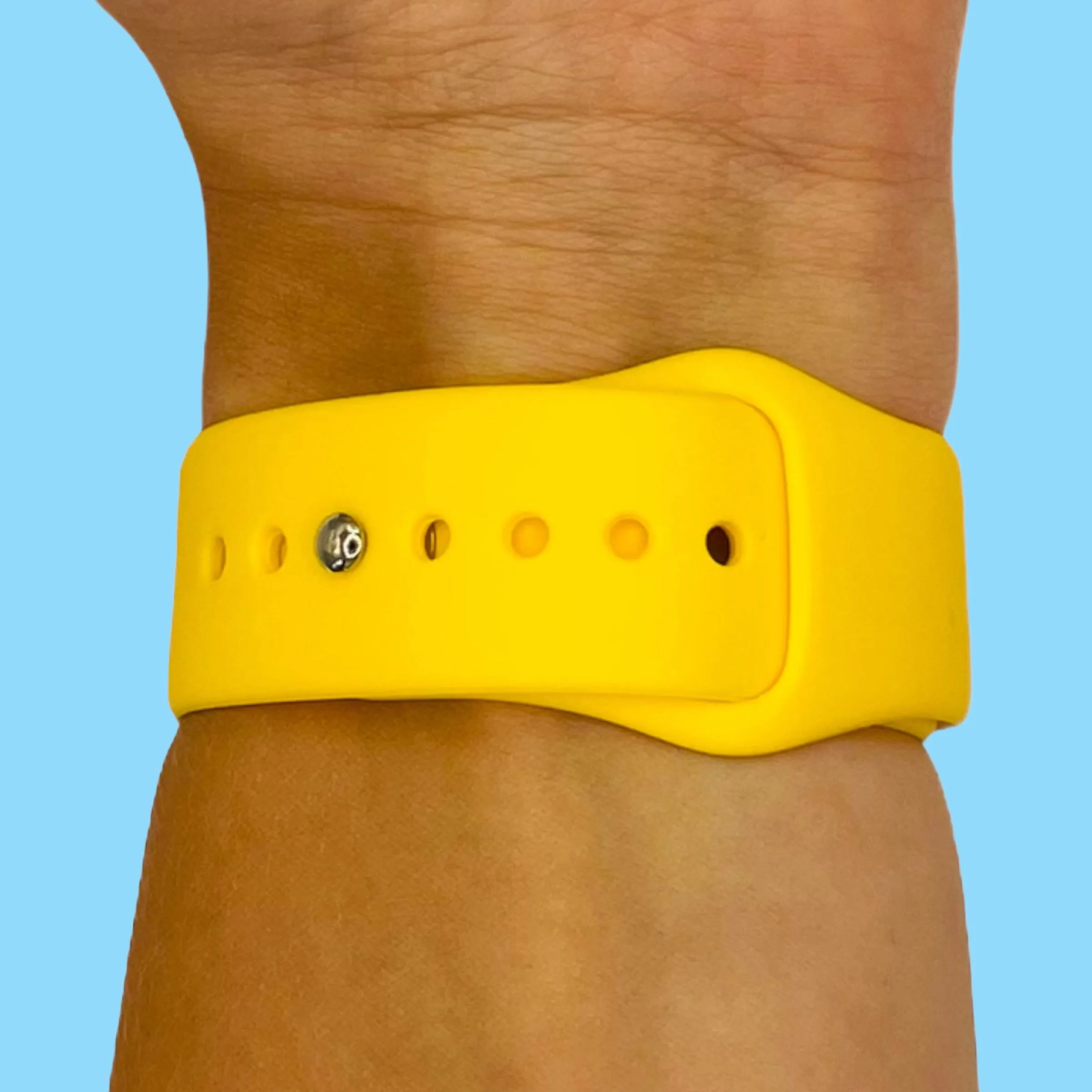 Silicone Button Style Watch Straps Compatible with Xiaomi Mi Watch Smartwatch