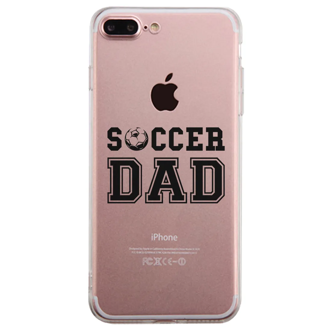 Soccer Dad Clear Case Passionate Committed Fun Fathers Day Dad Gift