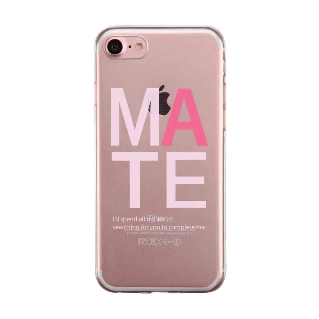 Soulmate Couple Matching Phone Cases Adorable Sweet Thoughtful Gift