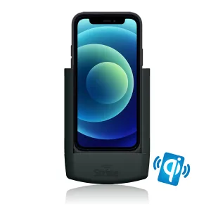 Strike Alpha in-car Cradle for iPhone 12 Mini Wireless Charging Car Phone Holder that work with Apple Case On