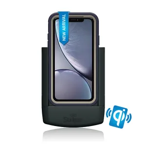 Strike Alpha in-car Cradle for iPhone XR Wireless Charging that work with OtterBox Defender Case On