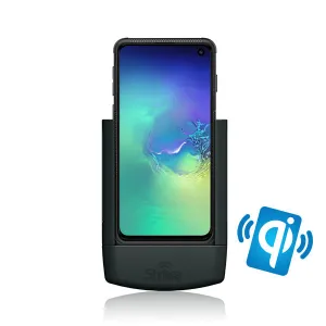 Strike Alpha in-car Cradle for Samsung Galaxy S10e Wireless Charging Car Phone Holder that work with Strike Rugged Case On