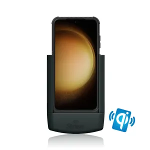 Strike Alpha in-car Cradle for Samsung Galaxy S23  Wireless Charging Car Phone Holder that work with Strike Rugged Case On