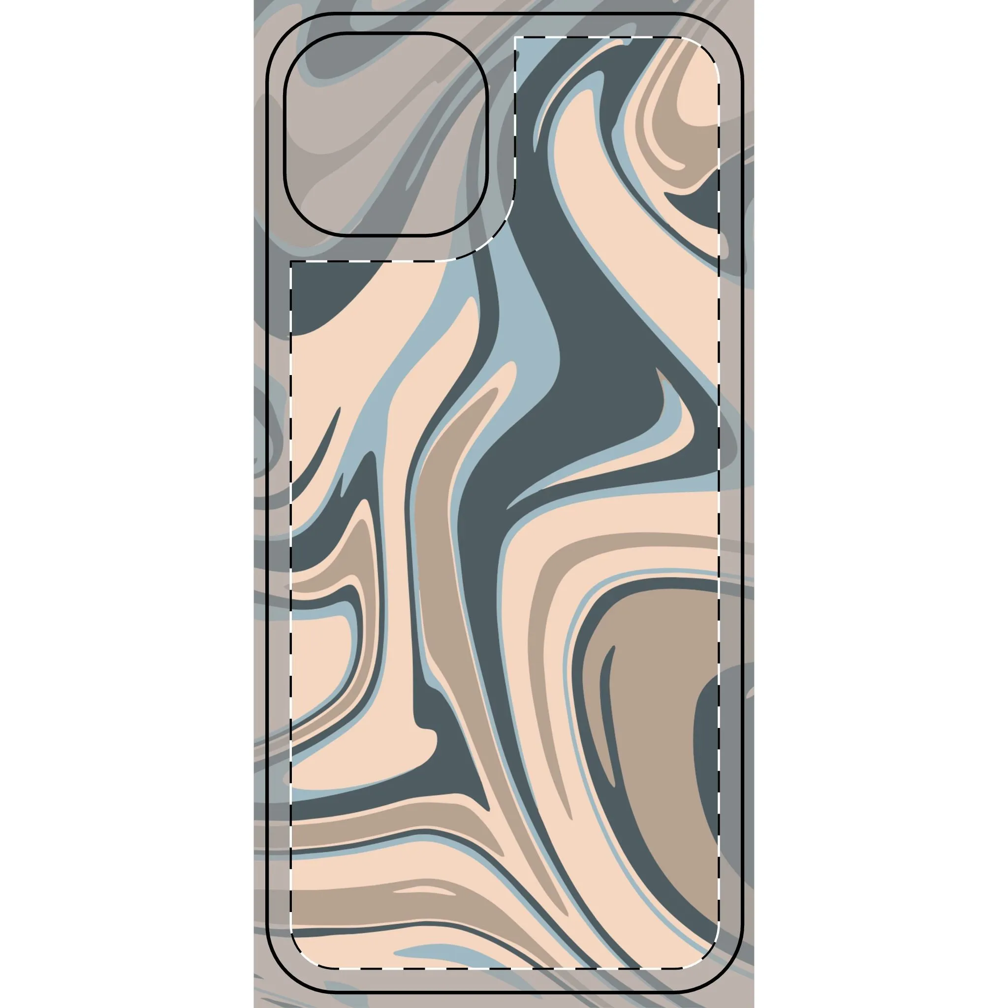 Stylish Marble Phone Skin - Protective Case for Trendsetters