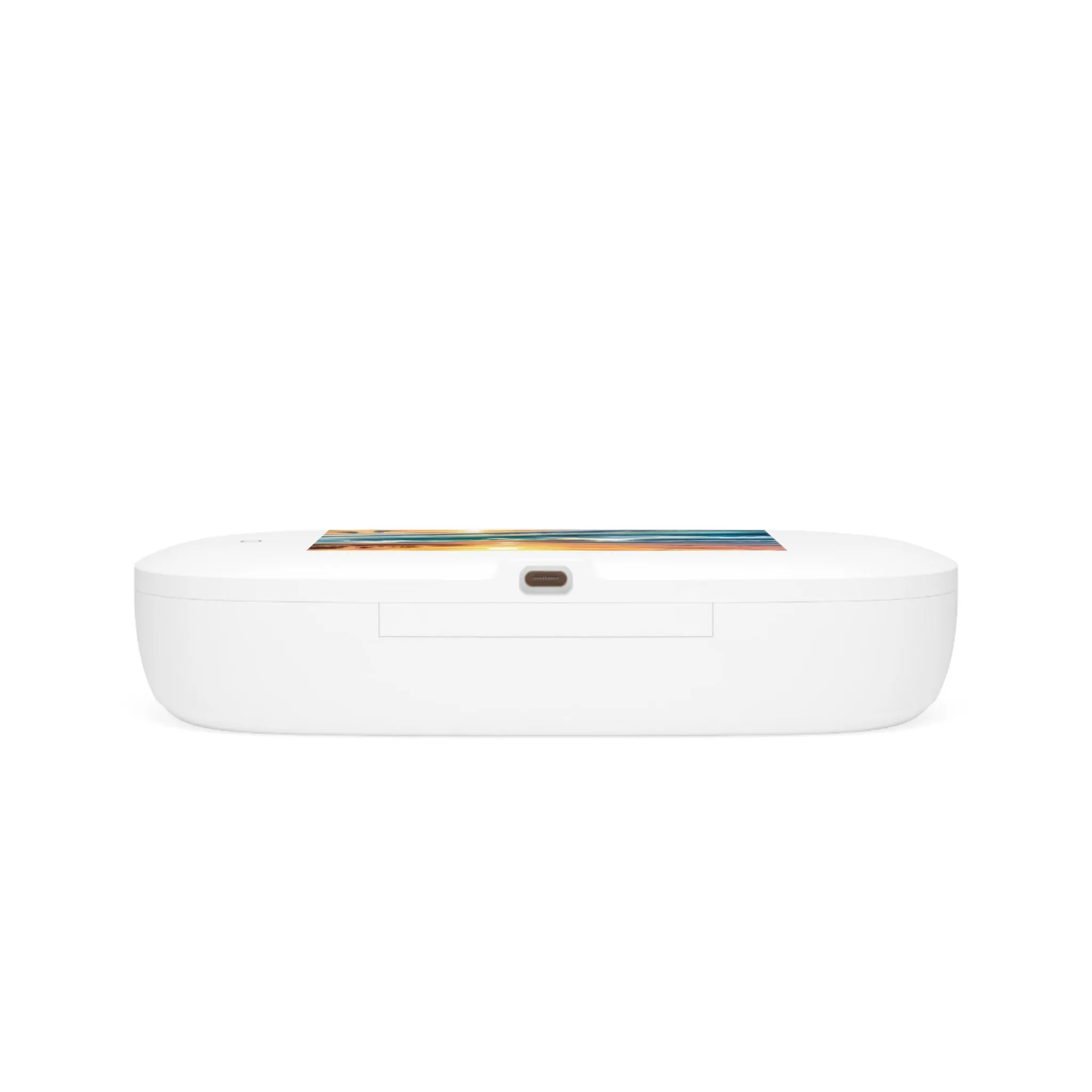 Sunrise and sea view birds on the beach UV Phone Sanitizer and Wireless Charging Pad