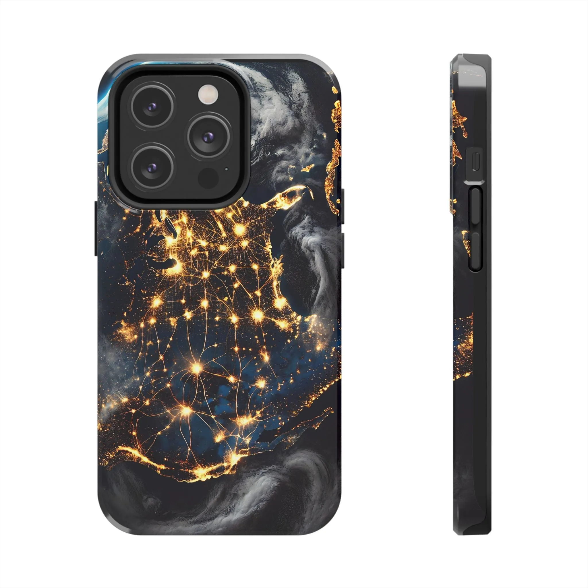 US Map Night Vision Phone Case - Glow in the Dark Design, iPhone and Samsung Cover, Unique & Stylish Protective Case