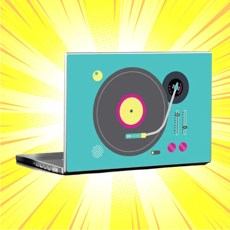 Vinyl Console Laptop Skin